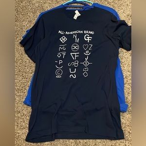 VGUC bella canvas T-shirt “all American brand” T-shirt size large.